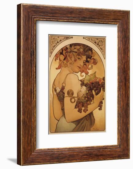 Le Fruit-Alphonse Mucha-Framed Premium Giclee Print