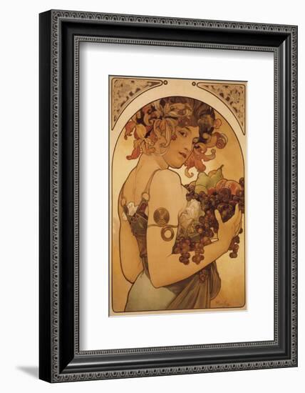 Le Fruit-Alphonse Mucha-Framed Premium Giclee Print