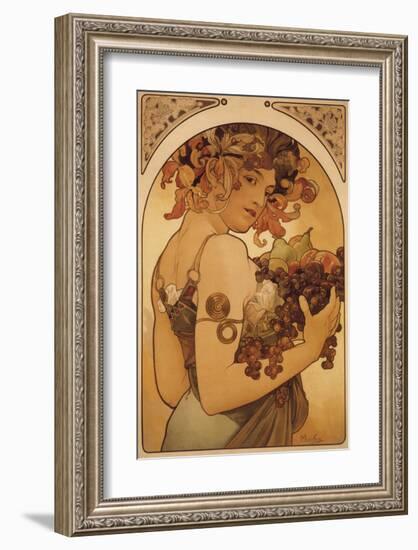 Le Fruit-Alphonse Mucha-Framed Premium Giclee Print