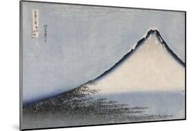 Le Fuji bleu-Katsushika Hokusai-Mounted Giclee Print