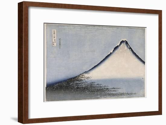 Le Fuji bleu-Katsushika Hokusai-Framed Giclee Print