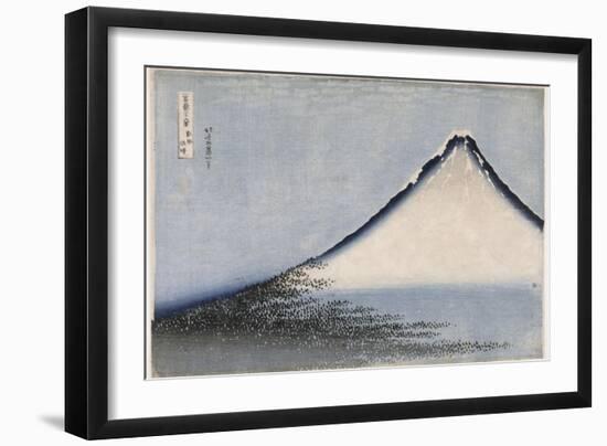 Le Fuji bleu-Katsushika Hokusai-Framed Giclee Print