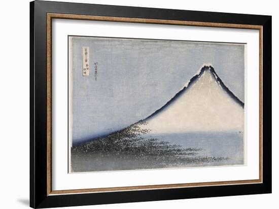 Le Fuji bleu-Katsushika Hokusai-Framed Giclee Print