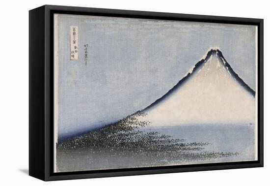 Le Fuji bleu-Katsushika Hokusai-Framed Premier Image Canvas