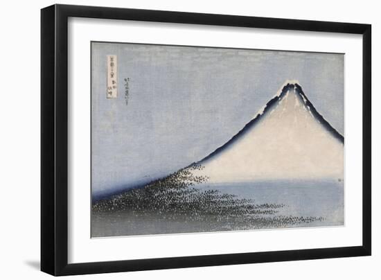 Le Fuji bleu-Katsushika Hokusai-Framed Giclee Print