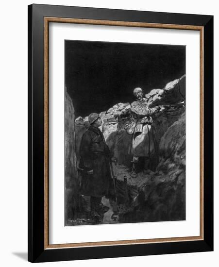 Le Gardien Du Créneau, 1915-Georges Bertin Scott-Framed Giclee Print