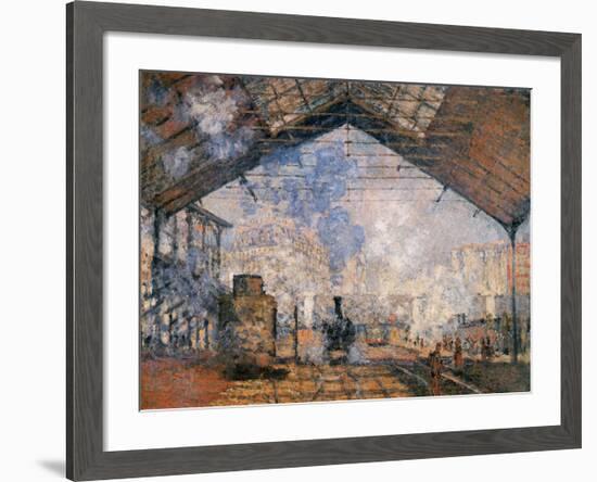 Le Gare du Nord-Claude Monet-Framed Premium Giclee Print