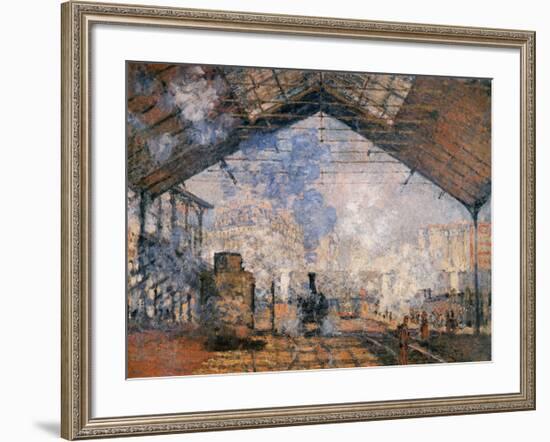 Le Gare du Nord-Claude Monet-Framed Premium Giclee Print