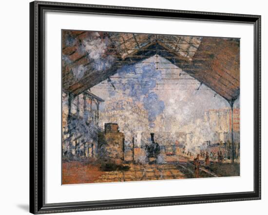 Le Gare du Nord-Claude Monet-Framed Premium Giclee Print