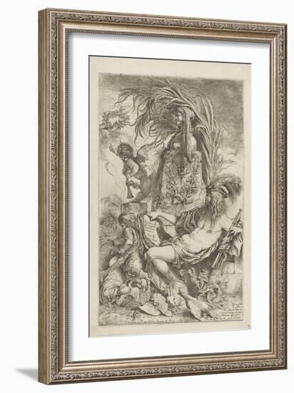 Le génie-Giovanni Benedetto Castiglione-Framed Giclee Print