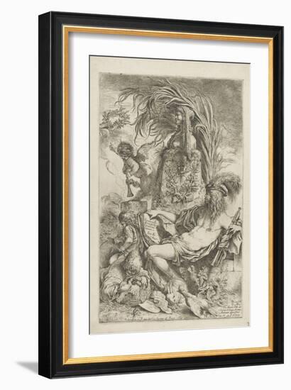 Le génie-Giovanni Benedetto Castiglione-Framed Giclee Print