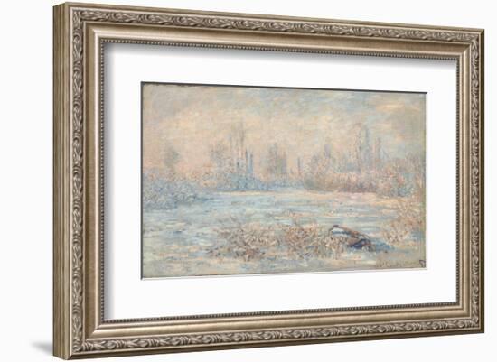 Le Givre, 1880-Claude Monet-Framed Art Print