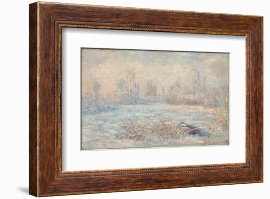Le Givre, 1880-Claude Monet-Framed Art Print