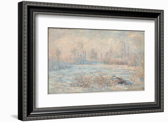 Le Givre, 1880-Claude Monet-Framed Art Print