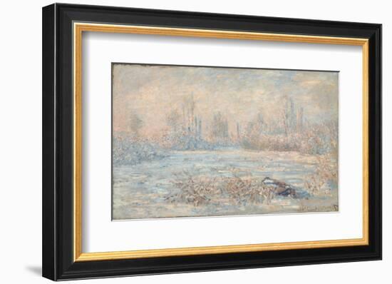 Le Givre, 1880-Claude Monet-Framed Art Print