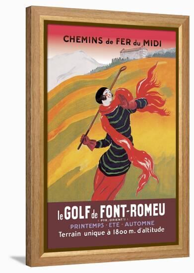 Le Golf De Fon-Romeu-Leonetto Cappiello-Framed Stretched Canvas