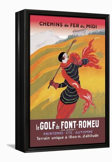 Le Golf De Fon-Romeu-Leonetto Cappiello-Framed Stretched Canvas