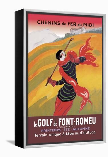 Le Golf De Fon-Romeu-Leonetto Cappiello-Framed Stretched Canvas