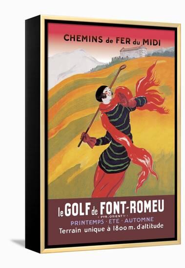 Le Golf De Fon-Romeu-Leonetto Cappiello-Framed Stretched Canvas