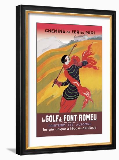 Le Golf De Fon-Romeu-Leonetto Cappiello-Framed Art Print