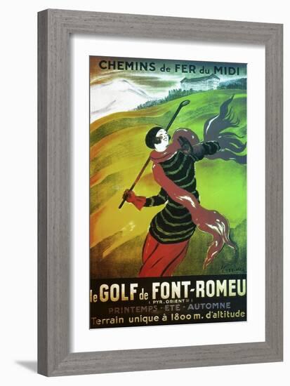 Le Golf de Font Romeau-null-Framed Giclee Print