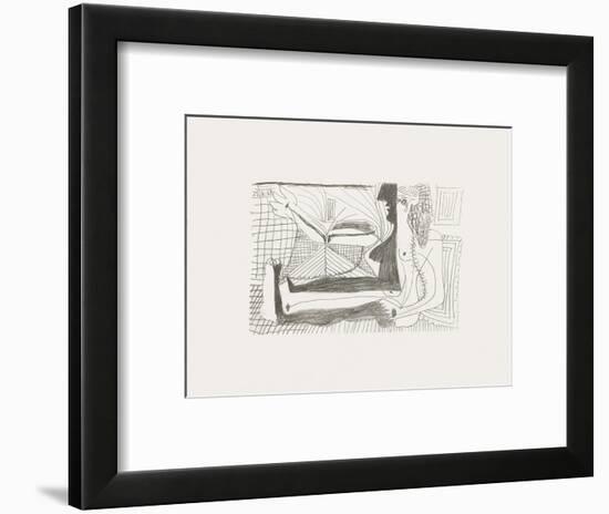 Le Goût du Bonheur 02-Pablo Picasso-Framed Serigraph