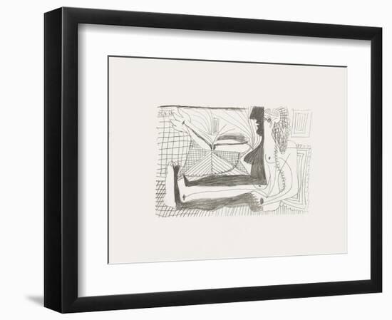 Le Goût du Bonheur 02-Pablo Picasso-Framed Serigraph