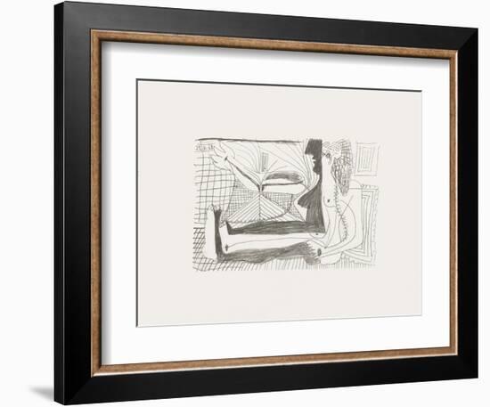 Le Goût du Bonheur 02-Pablo Picasso-Framed Serigraph