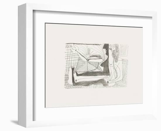 Le Goût du Bonheur 02-Pablo Picasso-Framed Serigraph