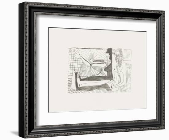 Le Goût du Bonheur 02-Pablo Picasso-Framed Serigraph