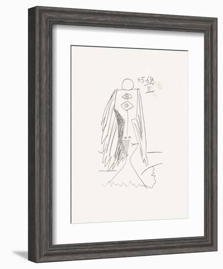 Le Goût du Bonheur 05-Pablo Picasso-Framed Serigraph