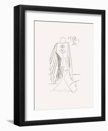 Le Goût du Bonheur 05-Pablo Picasso-Framed Serigraph