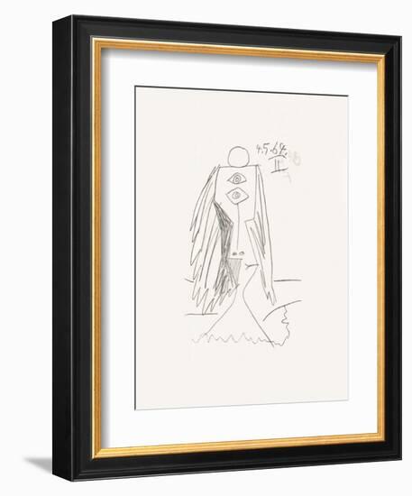 Le Goût du Bonheur 05-Pablo Picasso-Framed Serigraph