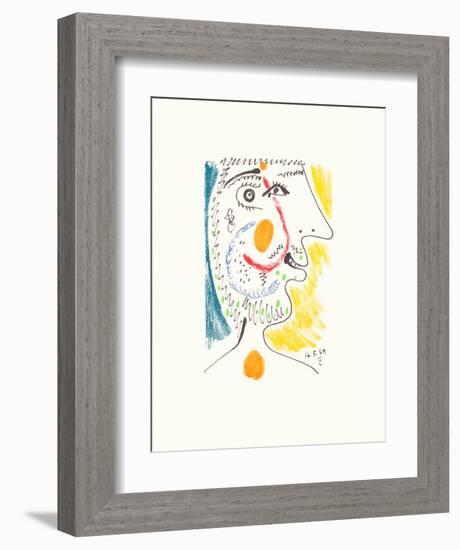 Le Goût du Bonheur 09-Pablo Picasso-Framed Premium Edition