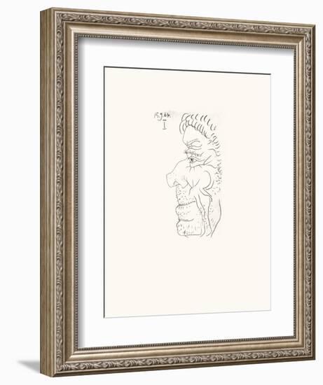 Le Goût du Bonheur 26-Pablo Picasso-Framed Serigraph