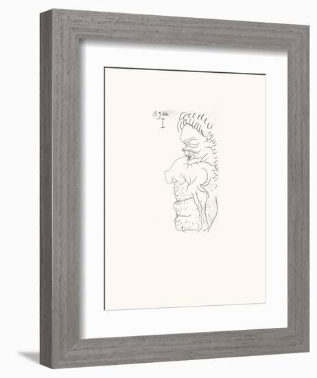 Le Goût du Bonheur 26-Pablo Picasso-Framed Serigraph