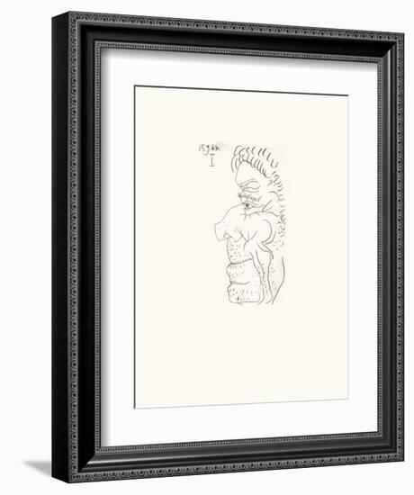 Le Goût du Bonheur 26-Pablo Picasso-Framed Serigraph