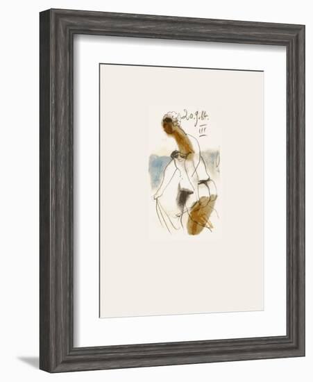 Le Goût du Bonheur 32-Pablo Picasso-Framed Serigraph