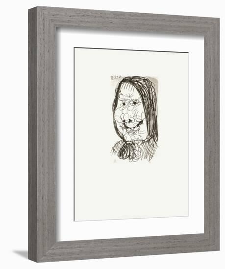 Le Goût du Bonheur 36-Pablo Picasso-Framed Serigraph