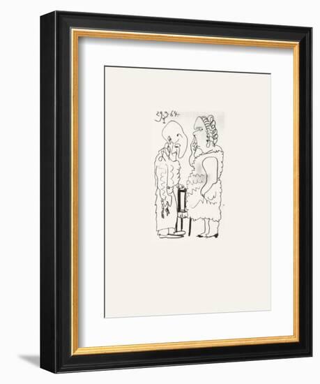 Le Goût du Bonheur 39-Pablo Picasso-Framed Serigraph