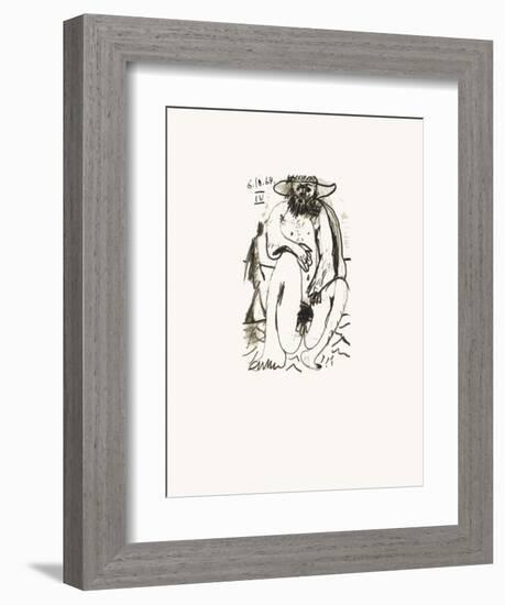 Le Goût du Bonheur 46-Pablo Picasso-Framed Serigraph