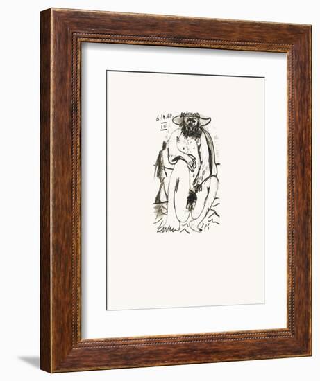 Le Goût du Bonheur 46-Pablo Picasso-Framed Serigraph
