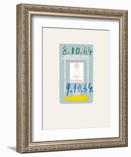 Le Goût du Bonheur 49-Pablo Picasso-Framed Serigraph