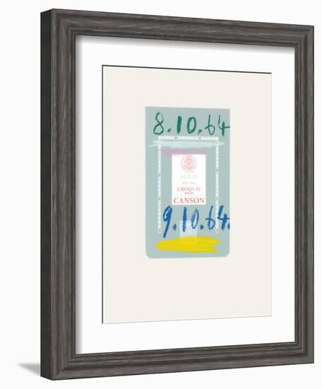 Le Goût du Bonheur 49-Pablo Picasso-Framed Serigraph