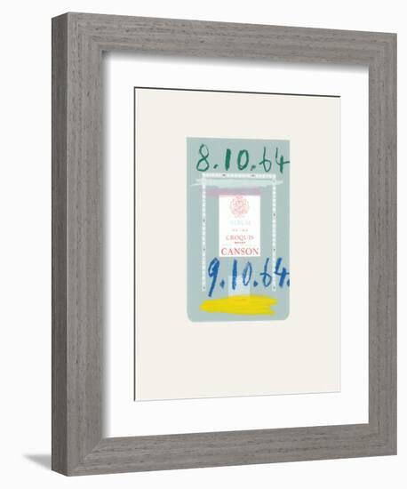 Le Goût du Bonheur 49-Pablo Picasso-Framed Serigraph