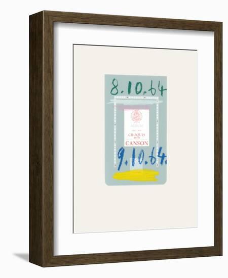 Le Goût du Bonheur 49-Pablo Picasso-Framed Serigraph