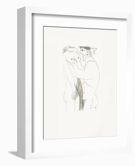 Le Goût du Bonheur 51-Pablo Picasso-Framed Serigraph