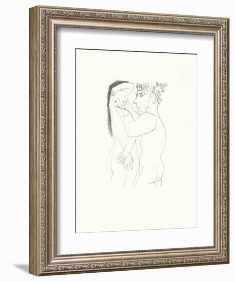 Le Goût du Bonheur 54-Pablo Picasso-Framed Serigraph