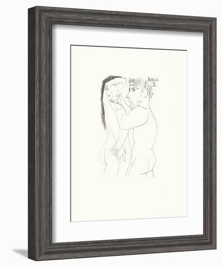 Le Goût du Bonheur 54-Pablo Picasso-Framed Serigraph