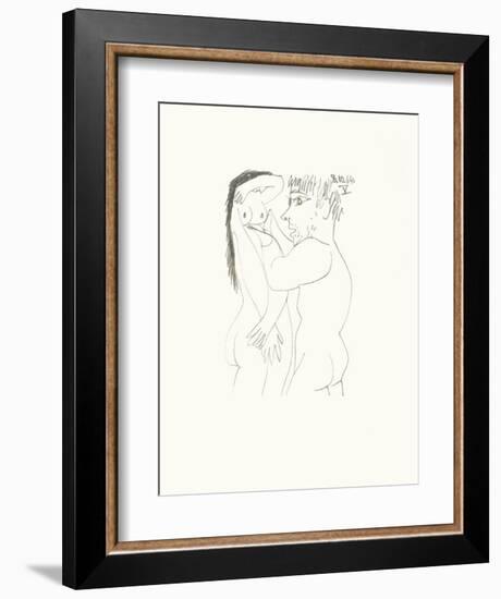 Le Goût du Bonheur 54-Pablo Picasso-Framed Serigraph